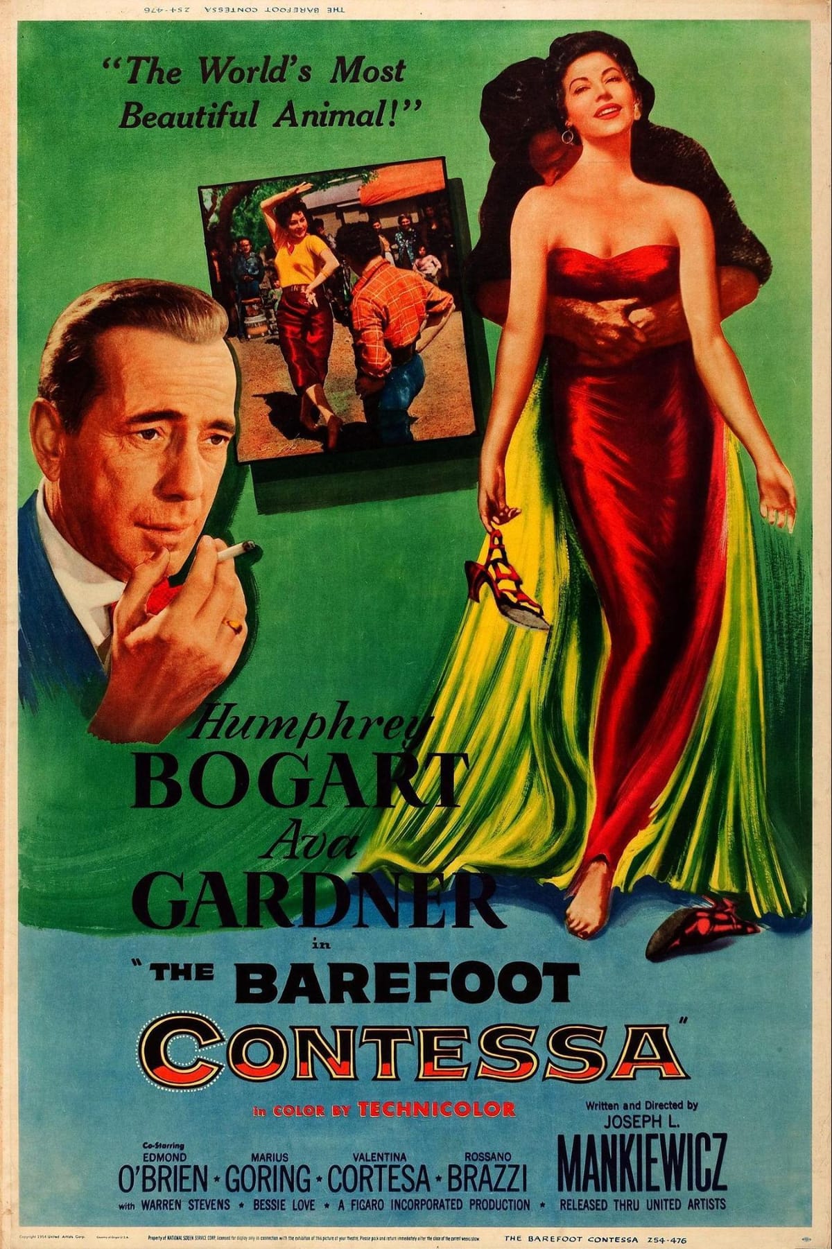 A still from the 1954 film The Barefoot Contessa