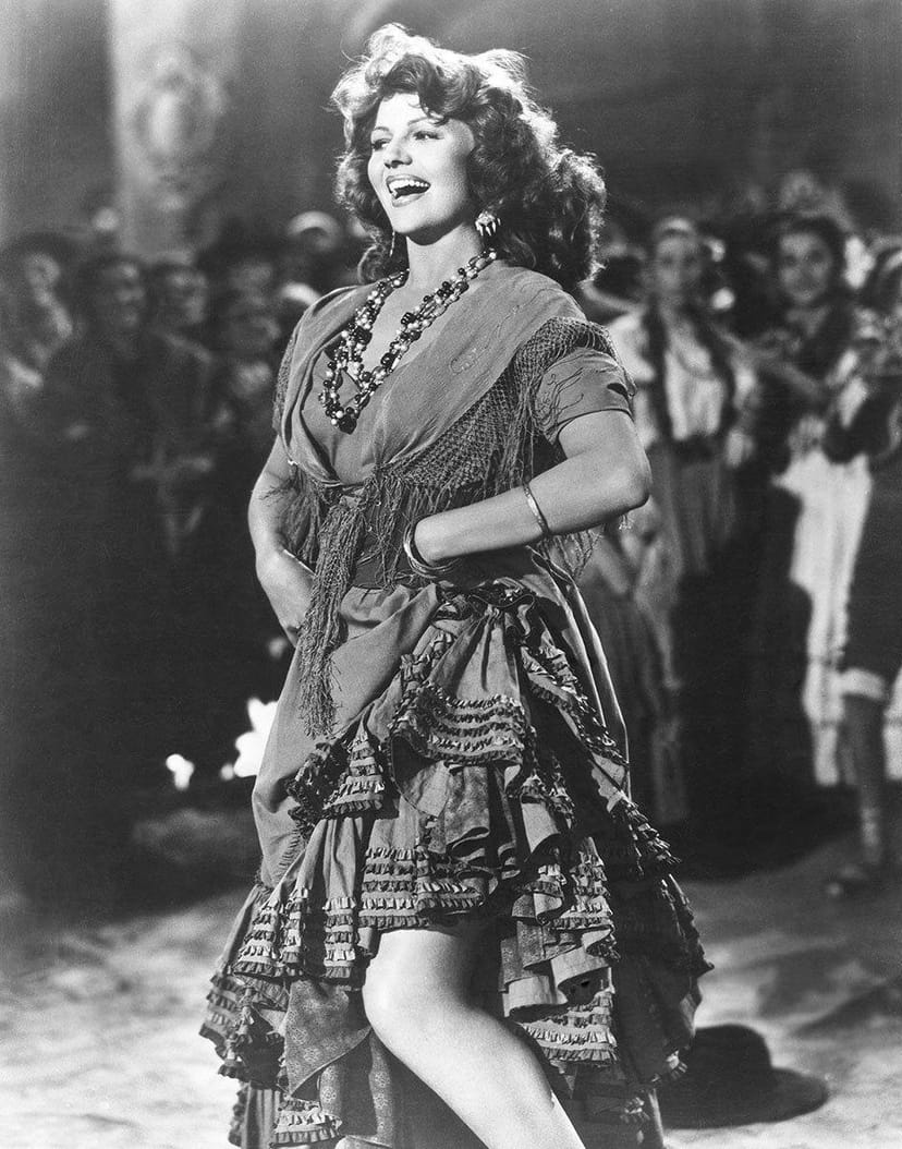 Rita Hayworth in The Loves of Carmen, 1948