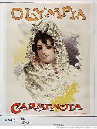 Carmencita, the Spanish dancer filmed by Thomas Edison in 1894