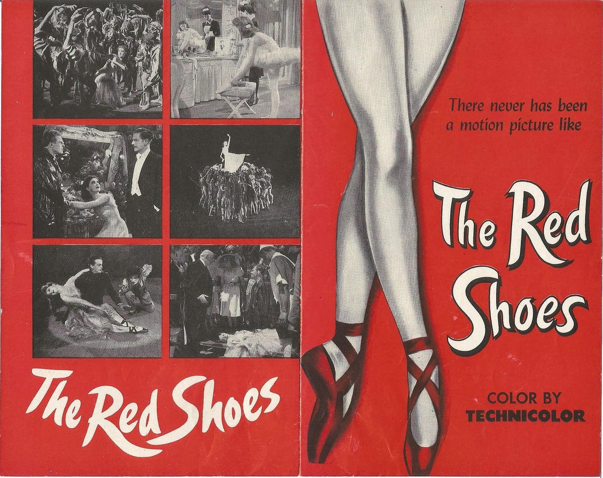 A poster for Powell and Pressburger's The Red Shoes