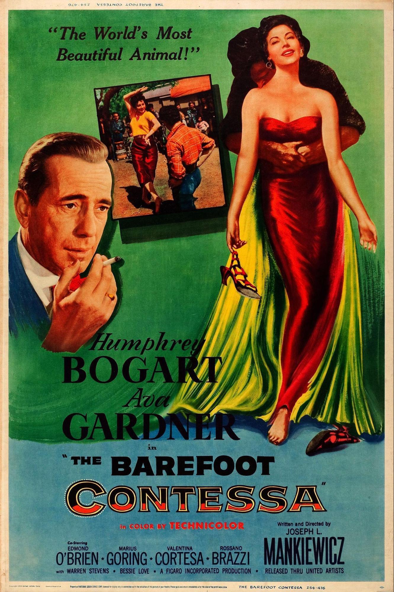A still from the 1954 film The Barefoot Contessa