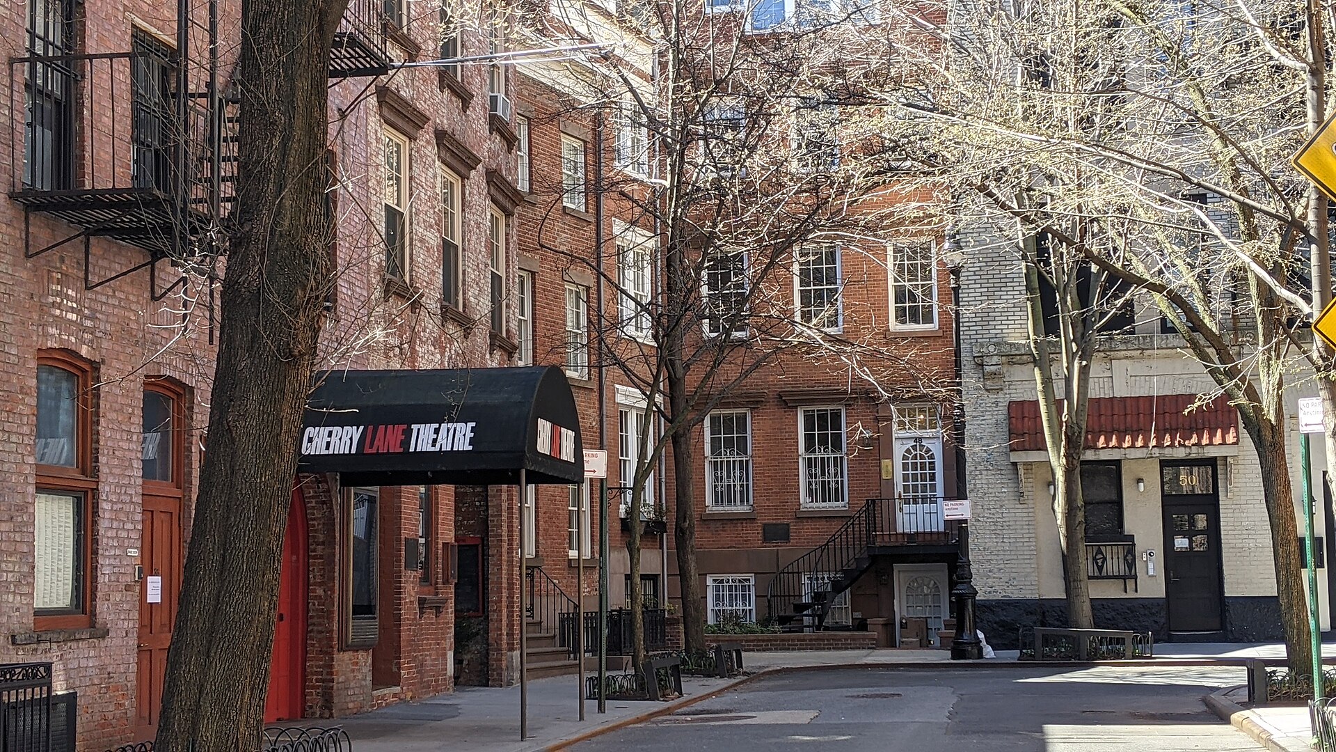 The Cherry Lane Theatre on Commerce Street, Greenwich Village