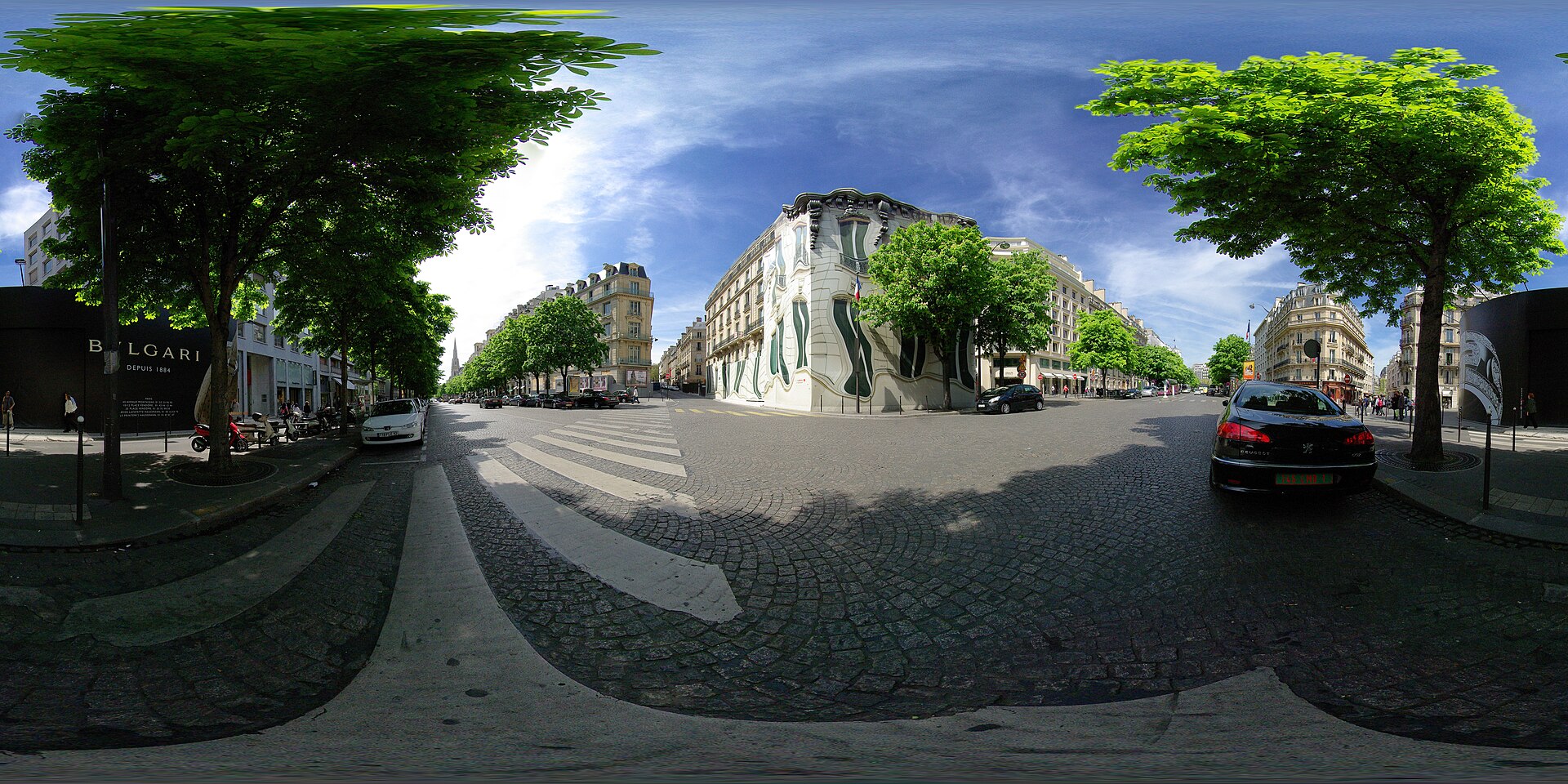 Avenue George V in the 8th arrondissement, Paris